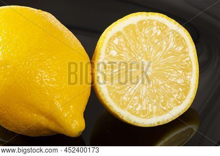 Ripe And Fresh Fruit, Yellow Lemon - Citrus Meyeri