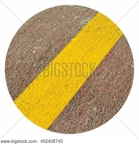 Clean Asphalt Yellow Line Road Texture With Background Appearance, Asphalt Line Seamless Texture