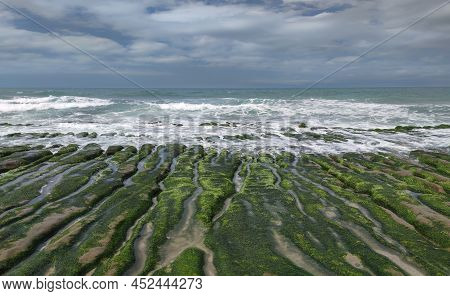 Laomei Green Stone Trough Is Located In Shimen District On The North Coast, Every April And May, Bec