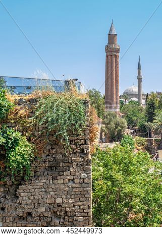 Yivli Minare Mosque In Antalya, Turkey