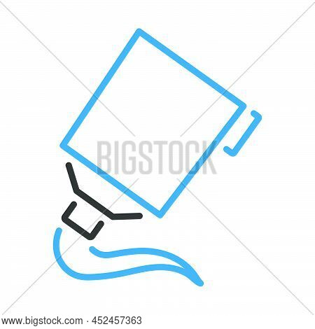 Paint Tube Icon. Editable Bold Outline With Color Fill Design. Vector Illustration.