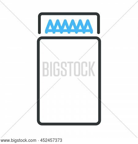 Pencil Box Icon. Editable Bold Outline With Color Fill Design. Vector Illustration.