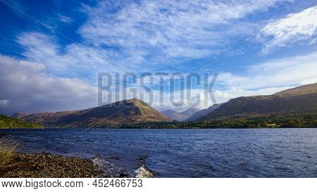Looking East Across Loch Fyne, Argyll And Bute, Scotland.