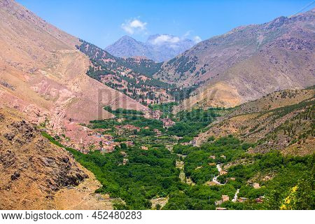 The Beautiful Valley Of Imlil Between The Atlas Mountains In Morocco