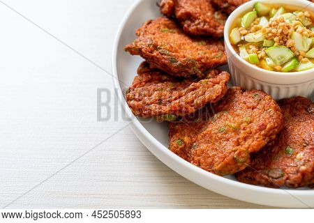 Fried Fish Paste Balls Or Deep Fried Fish Cake