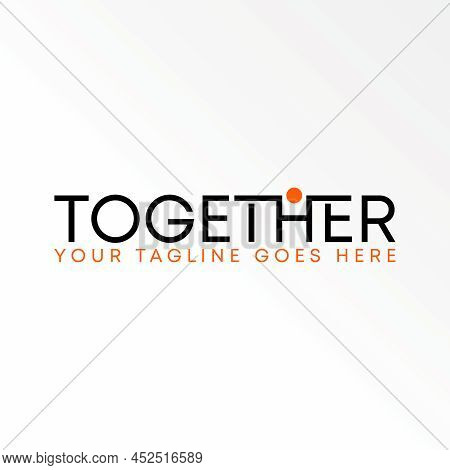 Letter Or Writting Together Font With Hands Human Embrace Image Graphic Icon Logo Design Abstract Co