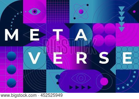 Metaverse Virtual Reality Technology For Future Background