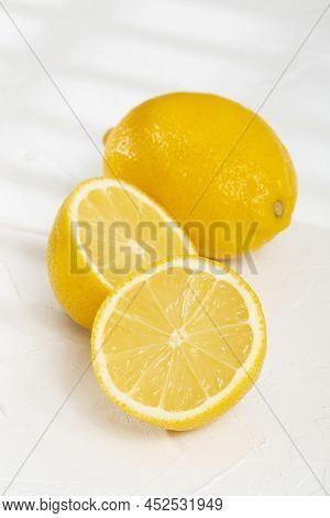 Ripe And Fresh Fruit, Yellow Lemon - Citrus Meyeri