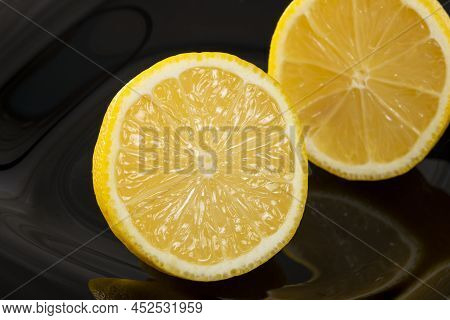 Ripe And Fresh Fruit, Yellow Lemon - Citrus Meyeri
