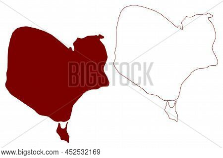 Eynhallow Island (united Kingdom Of Great Britain And Northern Ireland, Scotland, Orkney) Map Vector
