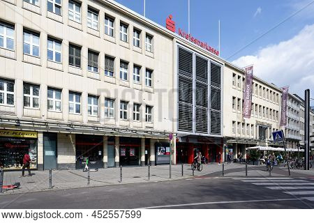 Cologne, Germany, March, 30 2022: Building Of The Kreissparkasse Cologne And The Kaethe Kollwitz Mus