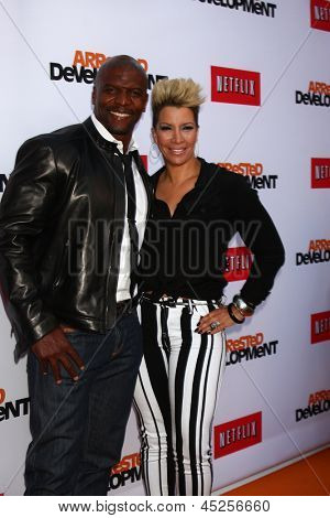 LOS ANGELES - 29 APR: Terry Crews e moglie arriva presso il Premie di Los Angeles 