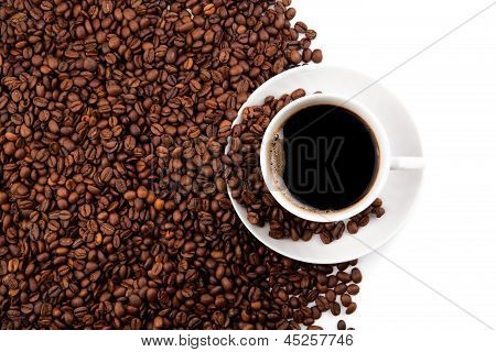 Tasse de café noir