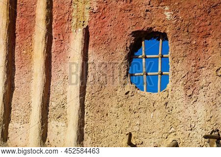 Old House Detail, Bars In Window