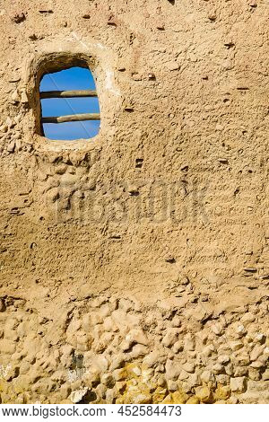 Old House Detail, Bars In Window