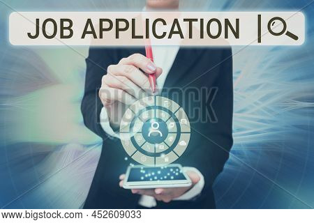 Writing Displaying Text Job Application. Word For The Standard Business Document Serves A Number Of 
