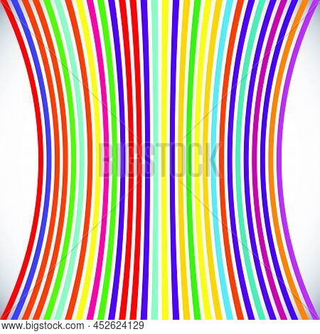 Distorted, Deformed Lines And Stripes Vector Element