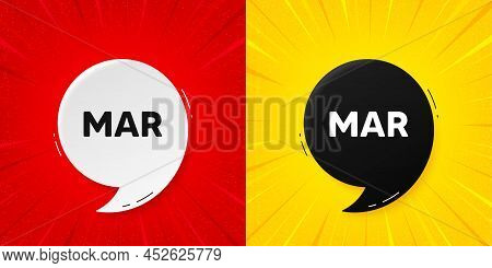 March Month Icon. Flash Offer Banner With Quote. Event Schedule Mar Date. Meeting Appointment Planne