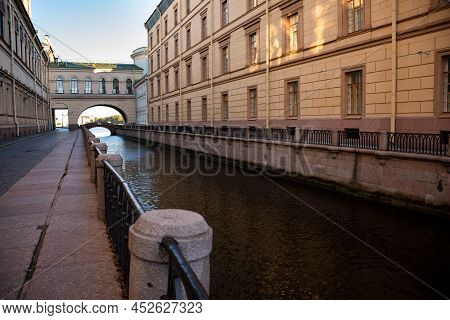 St. Petersburg, Russia. City View With Famous Landmarks