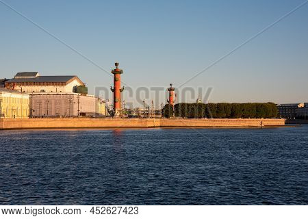 St. Petersburg, Russia. City View With Famous Landmarks