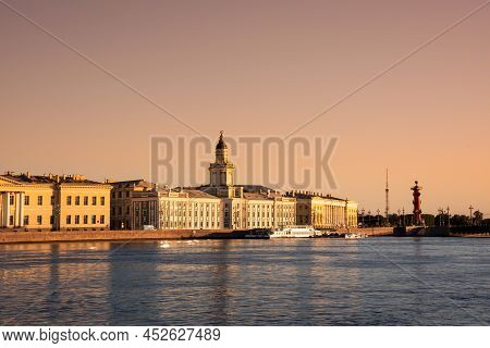St. Petersburg, Russia. City View With Famous Landmarks