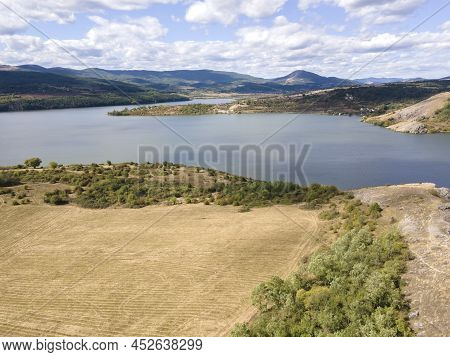 Aerial View Of Pchelina Reservoir, Bulgaria