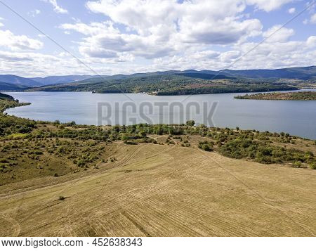 Aerial View Of Pchelina Reservoir, Bulgaria