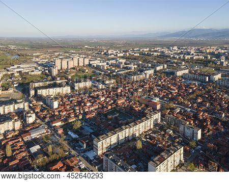 Aerial View Of Stolipinovo Neighborhood In Plovdiv, Bulgaria