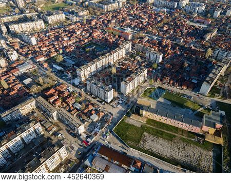 Aerial View Of Stolipinovo Neighborhood In Plovdiv, Bulgaria