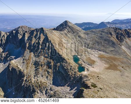 Aerial View Of Pirin Mountain Near Polezhan Peak, Bulgaria