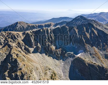 Aerial View Of Pirin Mountain Near Polezhan Peak, Bulgaria