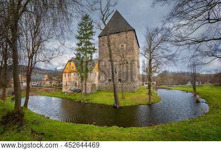 Ducal Tower In Siedlecin - Over 700 Years Old Medieval Landmark Near  Jelenia Gora, Poland