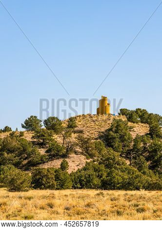 Crestone Ziggurat, A Unique And Mysterious Landmark In Crestone, Colorado, The Place For Private Pra