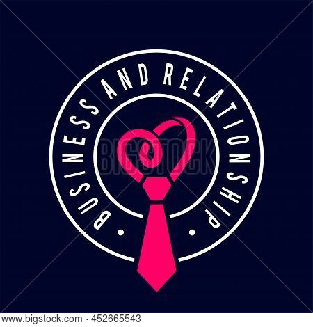 Business And Relationship Logo With Tie Concept