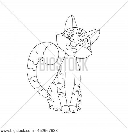 Cute Coloring Page 36 (cat).eps