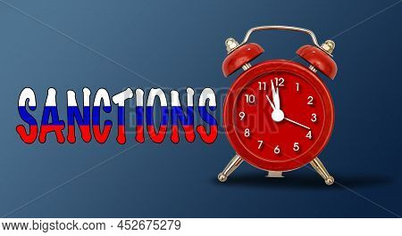 Imposition Of Sanctions Against Aggressor Russia. Economic And Political Sanctions Against Russia Co