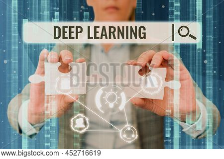Inspiration Showing Sign Deep Learning. Internet Concept Hierarchical Abstractions Artificial Intell