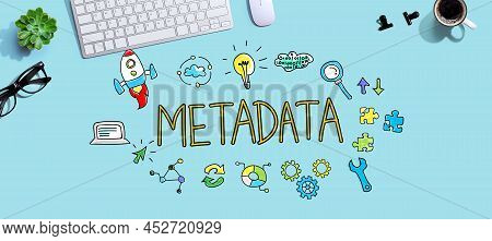 Metadata With A Computer Keyboard And A Mouse