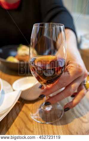 Sweet Digestif Sherry Fortified Wine Served After Dinner