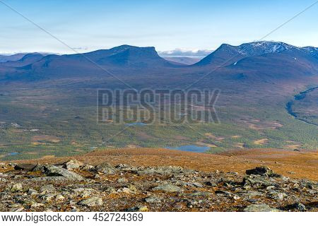 Mountain Pass Of Lapporten, Lapponian Gate, Viewed From Nuolja, Or Njulla, In Abisko National Park I
