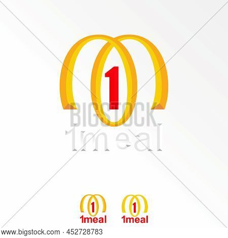 Letter Or Word M1 Or 1m Font Image Graphic Icon Logo Design Abstract Concept Vector Stock. Can Be Us
