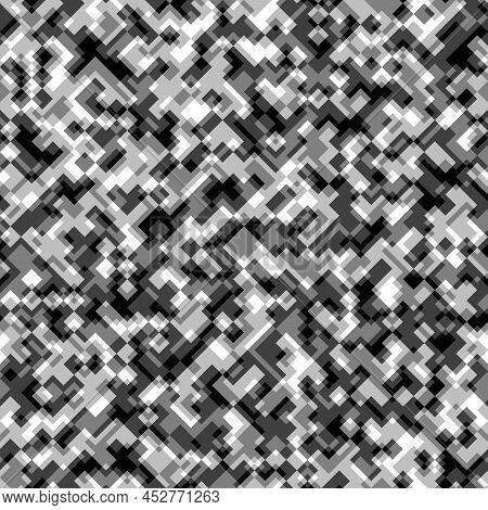 Texture Military Camouflage Seamless Pattern. Abstract Army Vector Illustration
