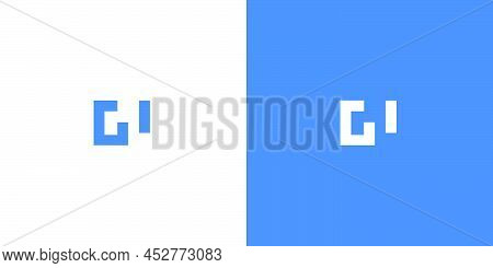 Unique And Bold Gl Letter Initials Logo Design