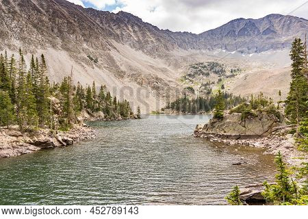 Lost Lake Along Kebler Pass In The Gunnison National Forest Of Colorado