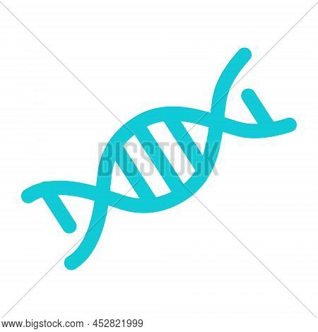 Dna Ladder Like Structure Semi Flat Color Vector Object. Full Sized Item On White. Information Molec