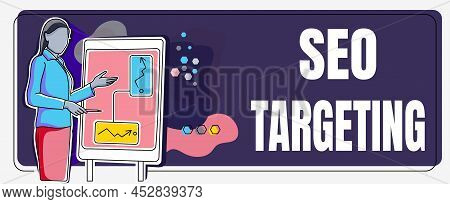 Text Showing Inspiration Seo Targeting. Business Idea Specific Keywords For Location Landing Page To