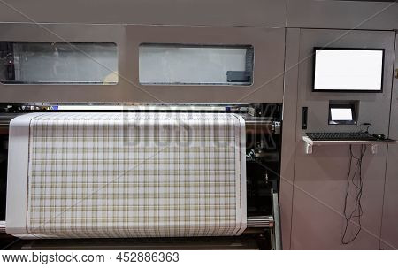 Wide Format Hybrid Sublimation Printer. Printing Industry.