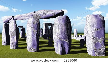 Stonehenge sanctuary i nærheden af Amesbury i England