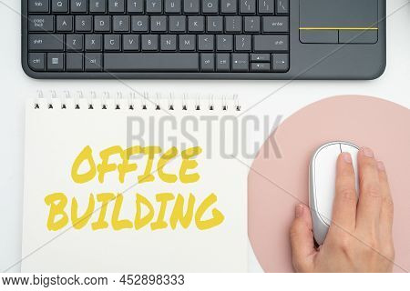 Conceptual Display Office Building. Business Overview Commercial Buildings Are Used For Commercial P