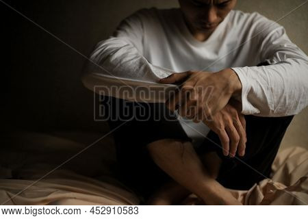 Image Of A Man Who Is Sad